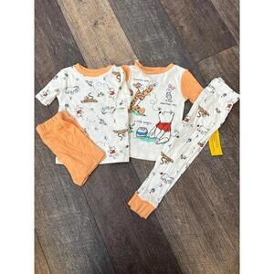 New Winnie the Pooh 3T Kids Pajama Set with Tigger and Piglet Boys girls